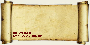 Hana Milijanović vizit kartica